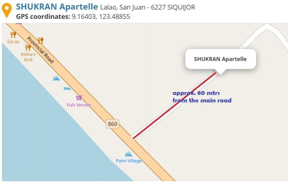 Shukran Apartelle سيكويجور المظهر الخارجي الصورة